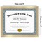 American 8.5x11 Diploma Frame - Certificate Photo Frame - Shatter Resistant Glass - Adjustable Hanging Hardware for Horizontal or Verticle Wall Display - Includes Easel